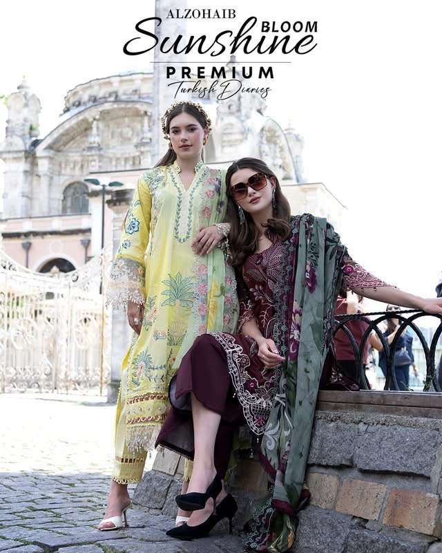 SUNSHINE BLOOM PREMIUM EDITION TURKISH  STORIES BY AL ZOHAIB TEXTILES